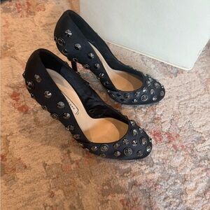 Zara Black Heels with Elegant Design